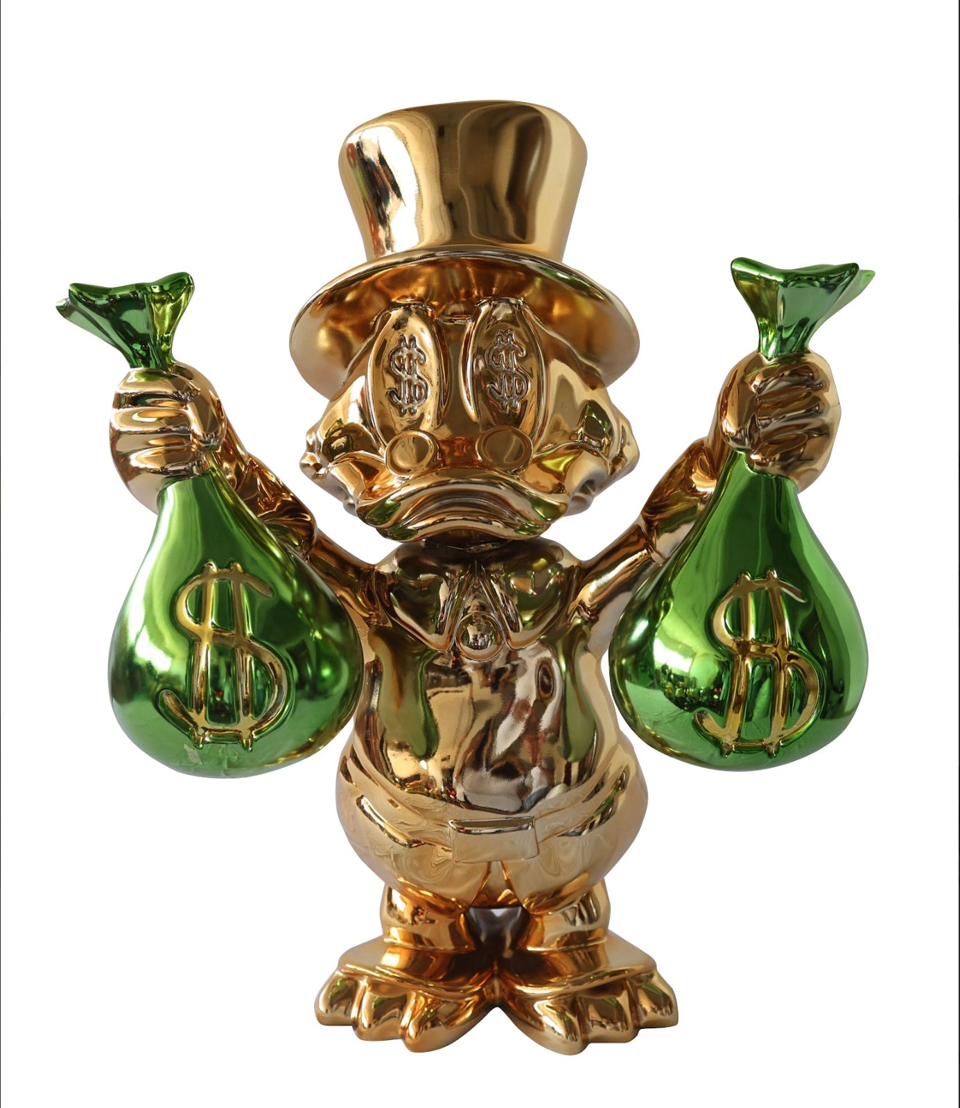 Sculpture #25 - Golden Money Duck