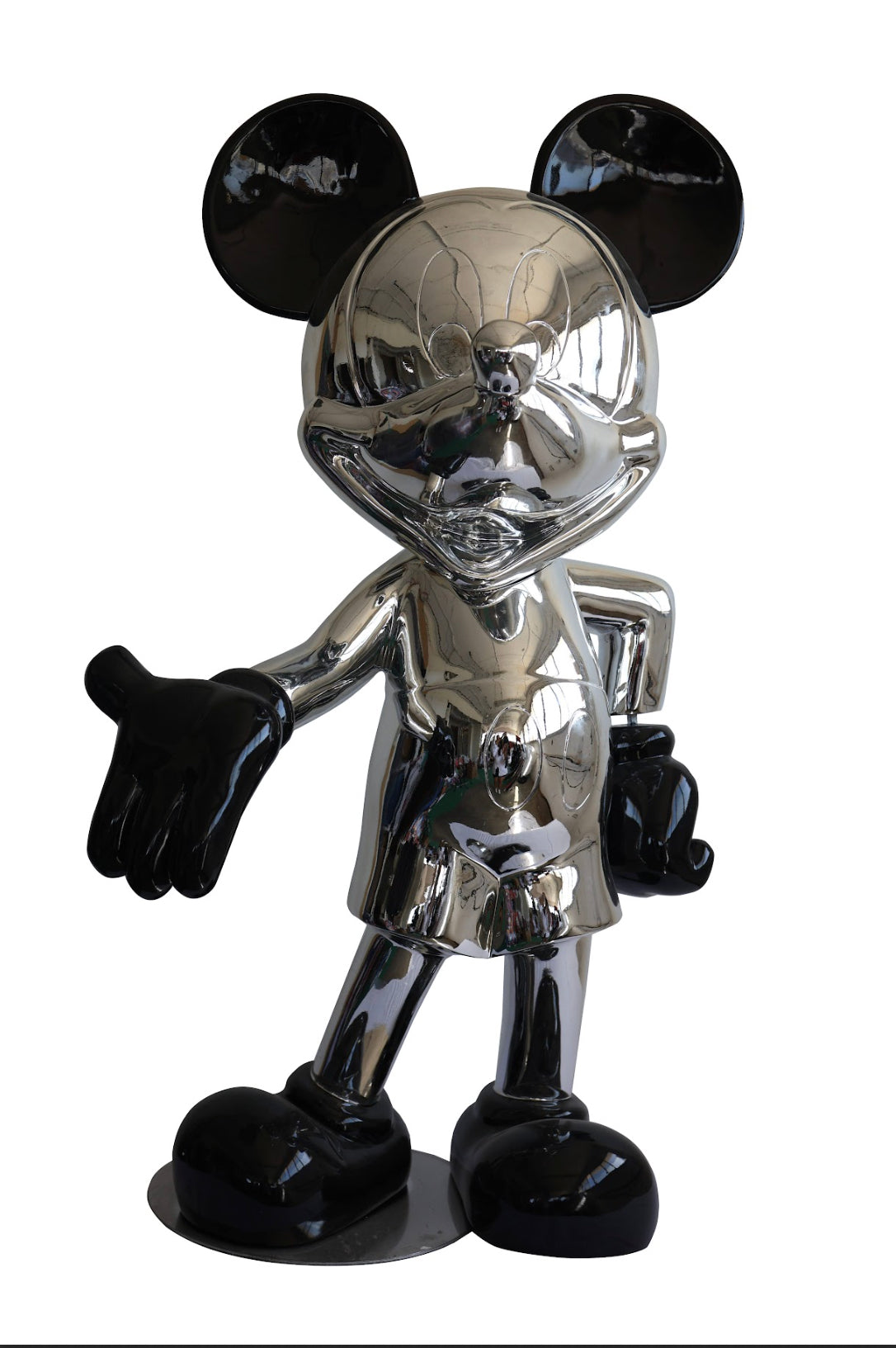 Sculpture #4 - Chrome Mickey